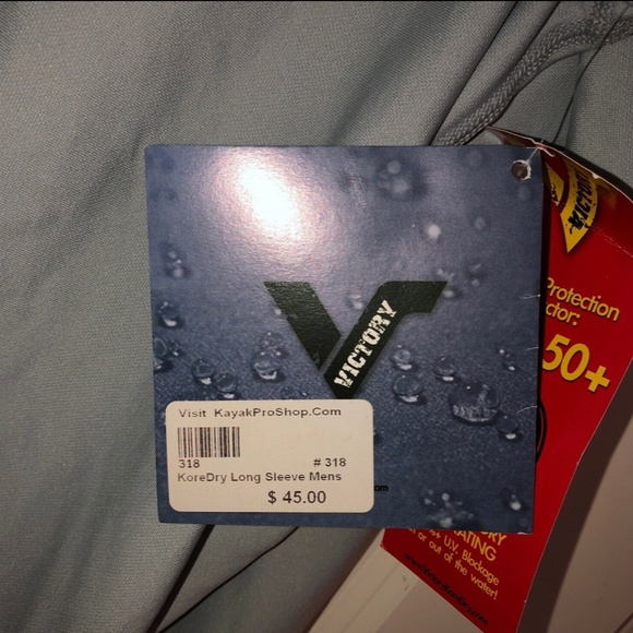 NEW KOREDRY Mens Rash Guard Surf Kayak Paddle Board Swim Shirt 50+ UPF S VICTORY - Picture 2 of 9